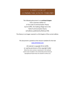 Social Exchange Theory