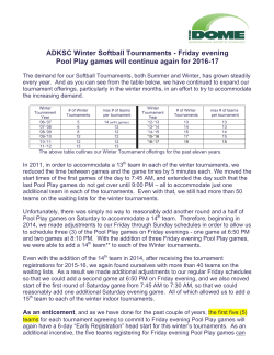 ADKSC Winter Softball Tournaments