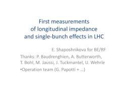 Longitudinal emittance in LHC
