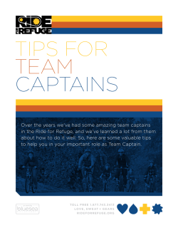 Over the years we`ve had some amazing team captains in the Ride