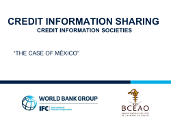 credit information sharing