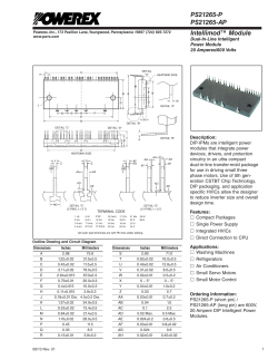 Intellimod&trade; Module PS21265-P PS21265-AP