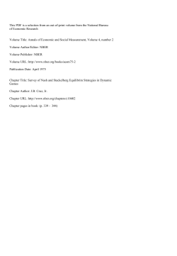 Survey of Nash and Stackelberg Equilibrim Strategies in Dynamic