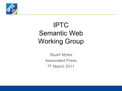 IPTC presentation