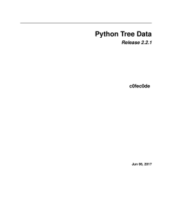 Python Tree Data