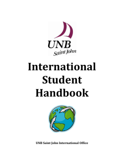 The University of New Brunswick Saint John