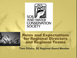 SWCS Southeastern Regional Team Report