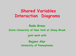 Shared Variables Interaction Diagrams.