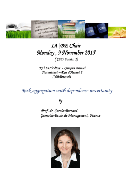 announcement - Carole Bernard