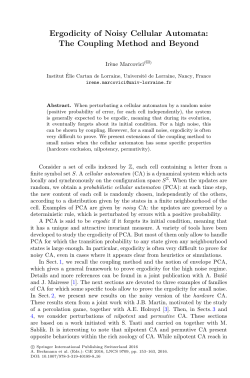 Ergodicity of Noisy Cellular Automata: The Coupling Method and