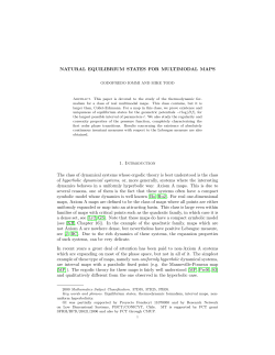 Natural equilibrium states for multimodal maps