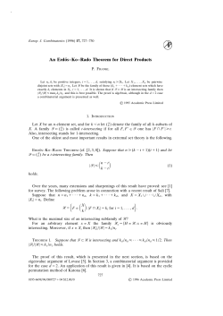 An Erdos&ndash;Ko&ndash;Rado Theorem for Direct Products