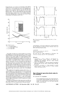 Non-orthogonal space-time block codes for 3TX antennas