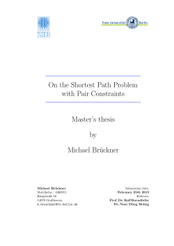 On the Shortest Path Problem with Pair Constraints