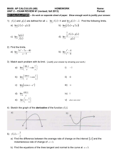 Exam 2 Review #01