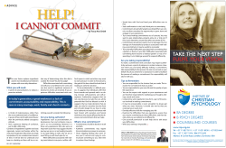 i cannot commit ommit - the institute of christian psychology