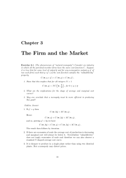 The Firm and the Market