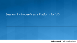 Microsoft Virtualization for VMware Professionals