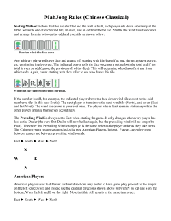 Mahjong Rules