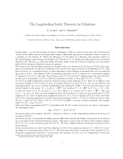 The Longitudinal Index Theorem for Foliations