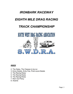 ironbark raceway eighth mile drag racing track championship