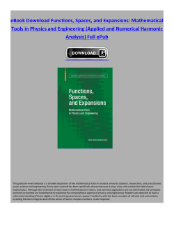 eBook Functions, Spaces, and Expansions: Mathematical