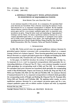 A minimax inequality with applications to existence of equilibrium