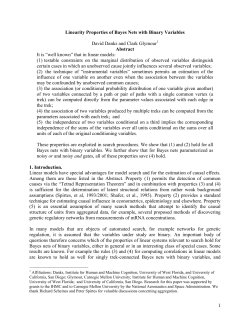 Theorem: For a directed path composed of binary variables joined