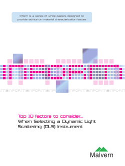 Top 10 factors to consider when Selecting a