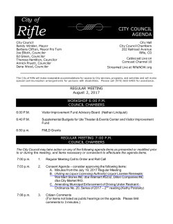 City of - Rifle, CO