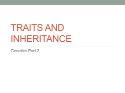 Traits and Inheritance