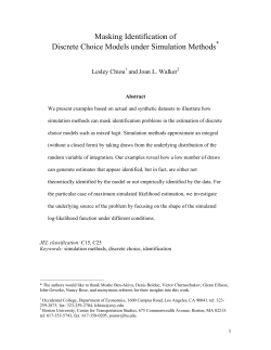 Identification and Estimation of Mixed Logit Models under Simulation