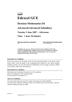 Paper Reference(s) - Life Learning Cloud