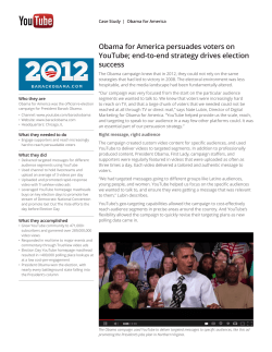 Obama for America persuades voters on