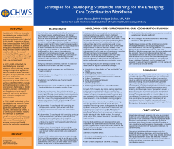 Strategies for Developing Statewide Training for the