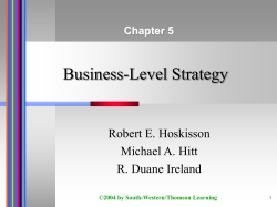 Competing for Advantage