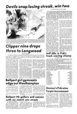 Devils snap losing streak, win two Clipper nine drops three to