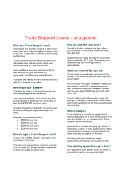 Trade Support Loans - At a glance