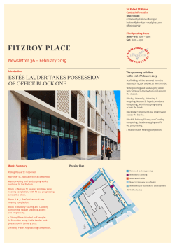 est&eacute;e lauder takes possession of office block one.