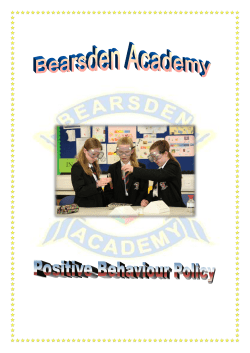 Positive Behaviour Policy