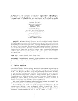 Estimates for kernels of inverse operators of integral equations