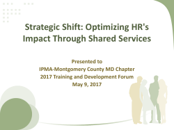 Strategic Shift: Optimizing HR`s Impact Through Shared Services