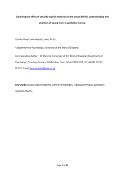 Microsoft Word 2007 - UWE Research Repository