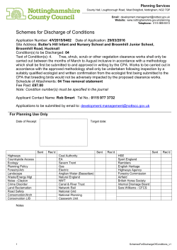 DischargeOf Condition 04 Tree removal