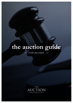 the auction guide - The Auction Group