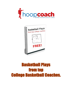 Basketball Plays from top College Basketball Coaches.