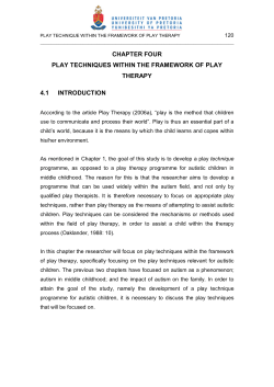 chapter four play techniques within the framework of play therapy