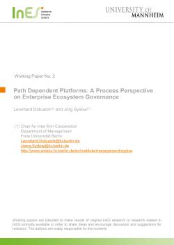 Folie 1 - Leonhard Dobusch