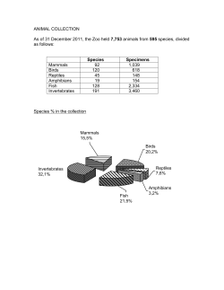 TALLINN ZOOLOGICAL GARDENS