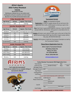 Afrim`s Sports 2016 Turkey Shootout